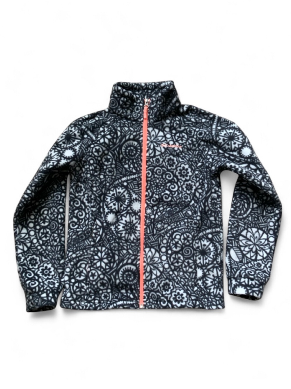 Columbia Zipper Front Fleece Jacket Girls Medium 10/12